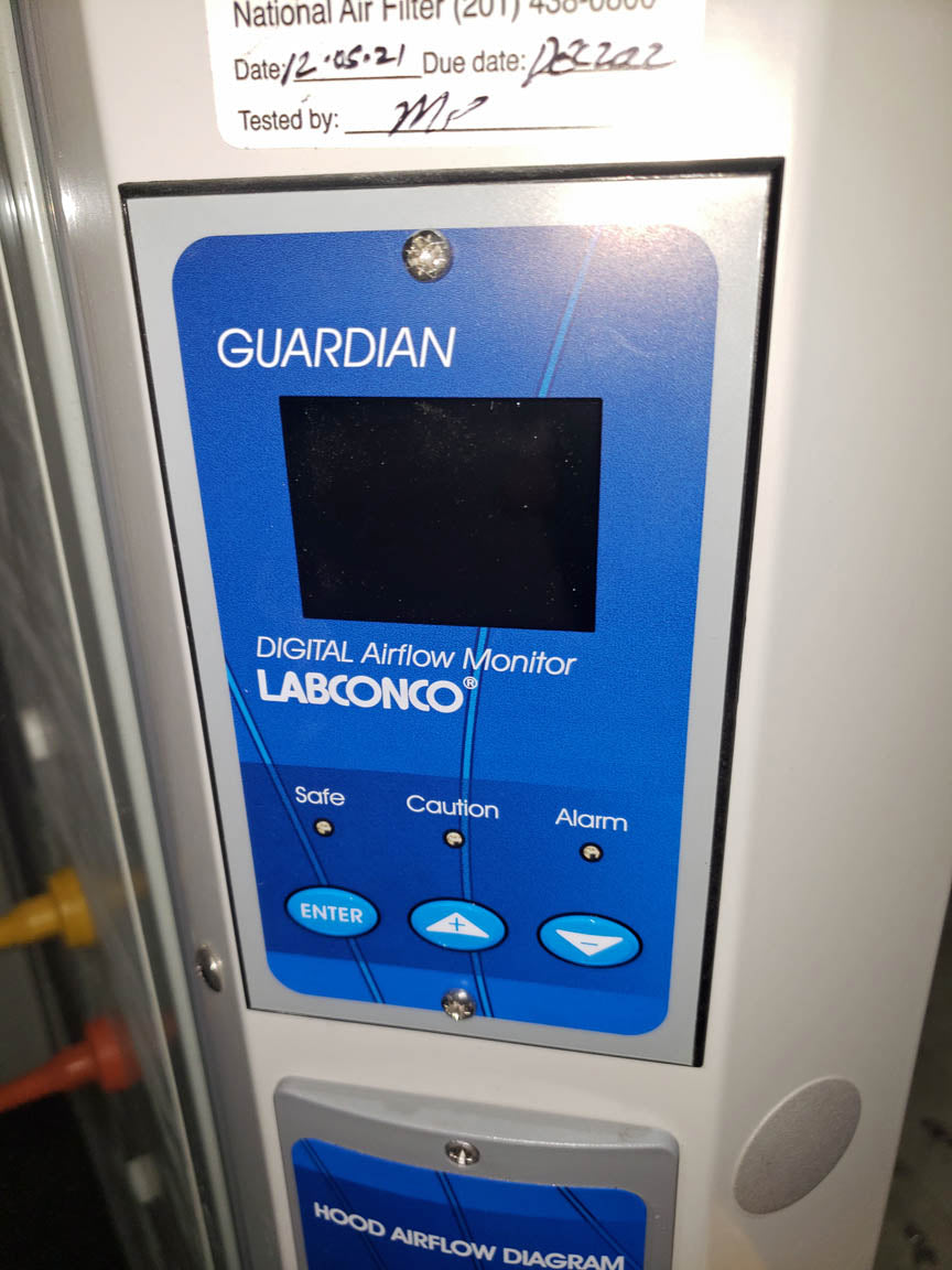 Labconco XStream 5 foot chemical fume hood package (Preowned) LEI Sales