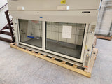 Reconditioned Fisher Hamilton 8 foot fume hood package with dual vertical sash