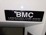 BMC Laboratory Fume Hoods label on a white background