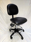 3-Lever Adjustable Bench Height Lab Chair