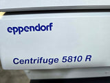Eppendorf 5810R refrigerated bench top centrifuge with rotor