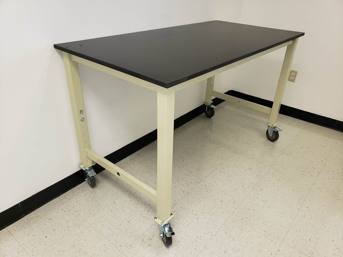 6 ft Medium-Duty Lab Table with Phenolic Top, Adjustable Height – LEI Sales