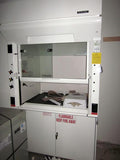 Hamilton Pioneer 4 foot fume hood with dished epoxy countertop - LEI Sales