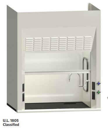 AMS EH-111-72 Eliminator 100 Series 6 foot Laboratory Benchtop ChemicalFume Hood Package