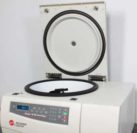 Beckman Coulter Allegra X-12R refrigerated benchtop centrifuge with SX4750 rotor