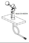 Bradley S19 deck-mounted drench hose eyewash (NEW) - LEI Sales