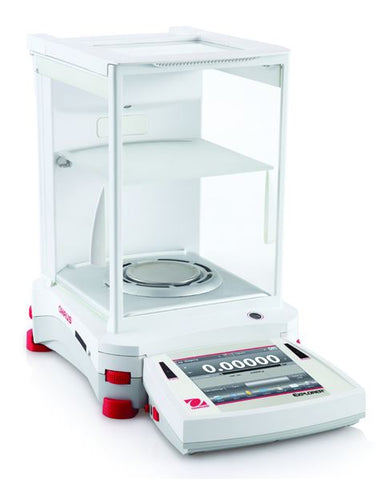 Ohaus EX125 Explorer Semi-Micro Analytical Balance (120g x 0.01mg) with internal calibration and free shipping (NEW) - LEI Sales