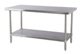 Quick Labs 6 foot Stainless steel lab table with undershelf (NEW) | QLSS3072-16