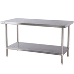 Stainless steel lab table:  48" x 30" 16 Ga. with undershelf (NEW)