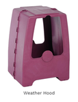 Plastec 25 P25-6 Direct Drive Forward Curve Polypropylene Blower with weather cover